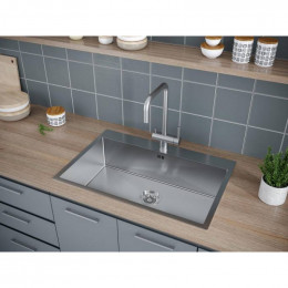 Мойка для кухни Paulmark Vast PM217551-BS 75х51 сталь