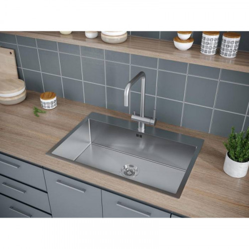 Мойка для кухни Paulmark Vast PM217551-BS 75х51 сталь