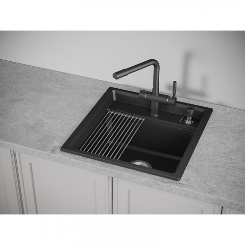 Кухонная мойка Granula Kitchen Space KS-5002 50x51 шварц