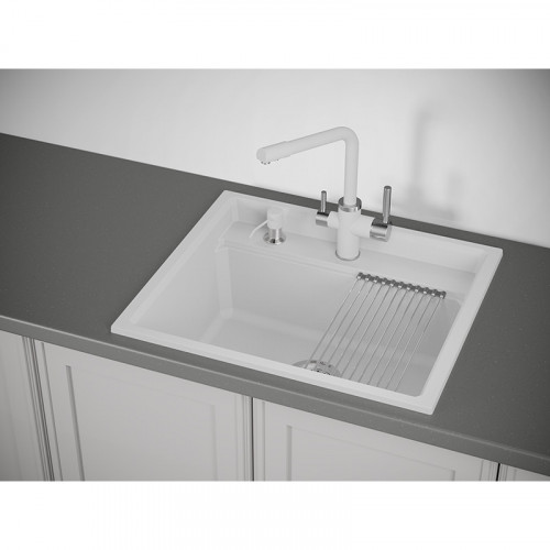 Кухонная мойка Granula Kitchen Space KS-6003 60x51 арктик