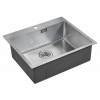 Мойка для кухни Paulmark Isar PM805951-BS 59х51 сталь