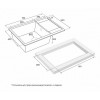 Мойка для кухни Paulmark Verlass PM317850-GRM 78х50 серый металлик