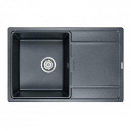Мойка для кухни Paulmark Flugen PM217850-BLM 78х50 черный металлик