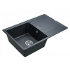 Мойка для кухни Paulmark Flugen PM217850-BLM 78х50 черный металлик