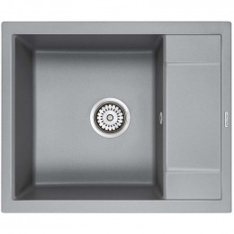 Мойка для кухни Paulmark Optimum PM216050-GRM 60х50 серый металлик