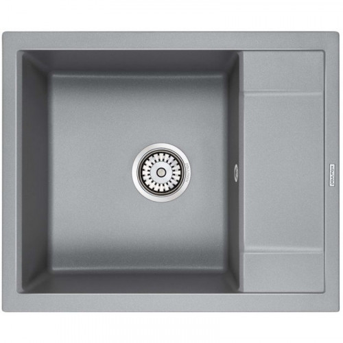 Мойка для кухни Paulmark Optimum PM216050-GRM 60х50 серый металлик