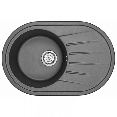 Кухонная мойка Granula Standart ST-7601 76x50 черный
