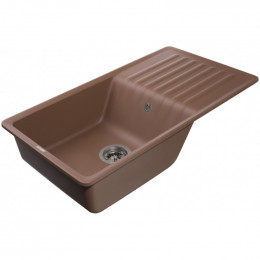 Мойка кухонная GranFest Quarz GF-ZW-73 терракот