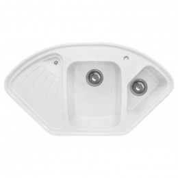Мойка кухонная GranFest Corner GF-C1040E белый
