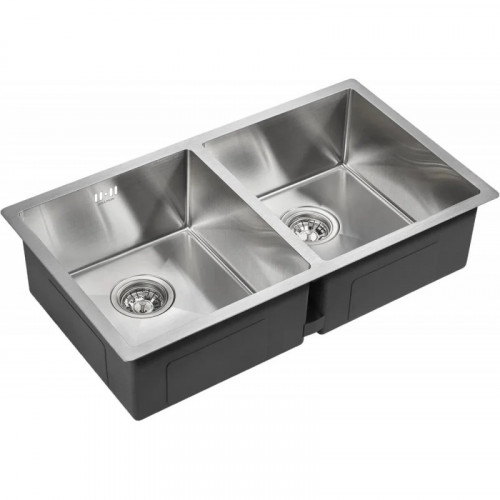 Мойка для кухни Paulmark Twin PM237844-BS 78х44 сталь