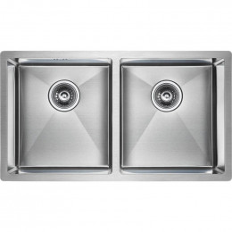 Мойка для кухни Paulmark Twin PM237844-BS 78х44 сталь