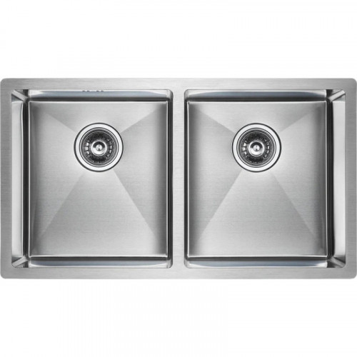 Мойка для кухни Paulmark Twin PM237844-BS 78х44 сталь