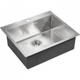 Мойка для кухни Paulmark Brim PM215951-BS 59х51 сталь