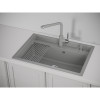 Кухонная мойка Granula Kitchen Space KS-7301 73x51 алюминиум