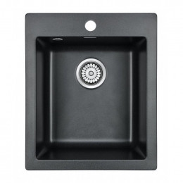 Мойка для кухни Paulmark Leer PM104249-BL 41х49 черный