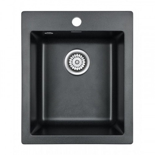 Мойка для кухни Paulmark Leer PM104249-BL 41х49 черный