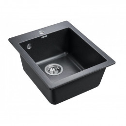 Мойка для кухни Paulmark Leer PM104249-BL 41х49 черный