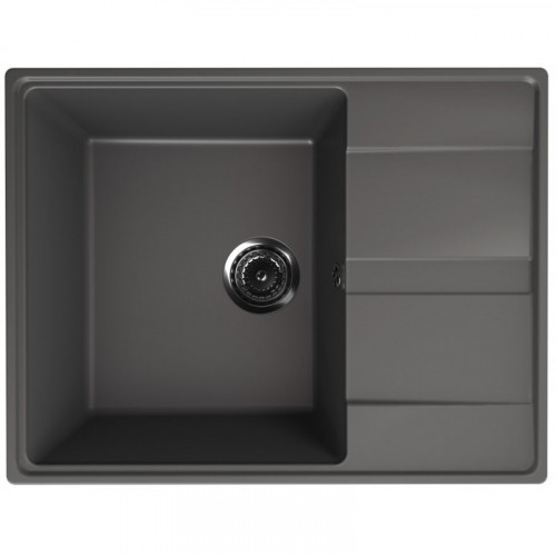 Кухонная мойка Ulgran Quartz Prima 650-09 мокрый асфальт