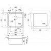 Кухонная мойка Granula GR-3601 41.5x45.5 алюминиум
