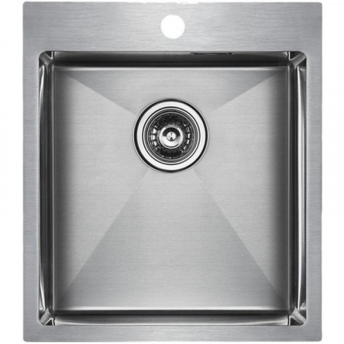 Мойка для кухни Paulmark Neckar PM804551-BS 45х51 сталь