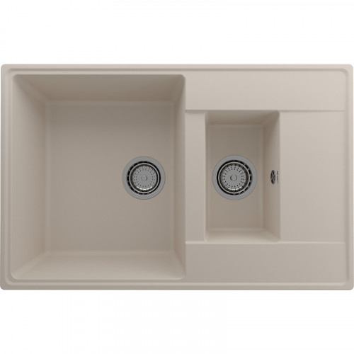 Кухонная мойка Ulgran Quartz Prima 780 1,5K-02 лен матовый