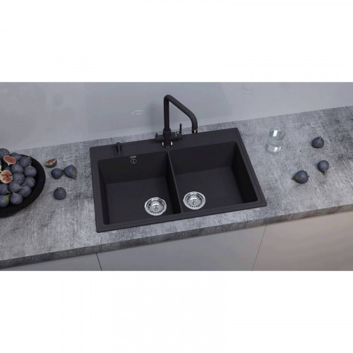 Кухонная мойка Ulgran Quartz Ruma 780-07 уголь