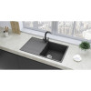 Кухонная мойка Ulgran Quartz Prima 850-09 мокрый асфальт
