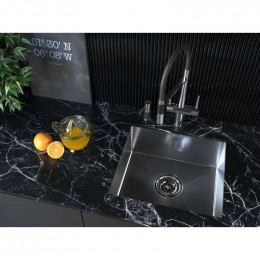 Мойка для кухни Paulmark Weser PM804844-BS 48х44 сталь