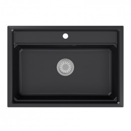 Кухонная мойка Granula Kitchen Space KS-7301 73x51 чёрный
