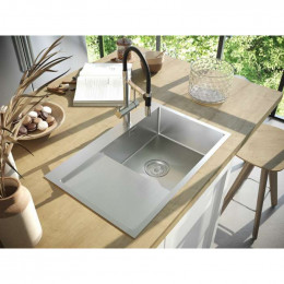 Мойка для кухни Paulmark Elde PM807851-BSR 78х51 сталь