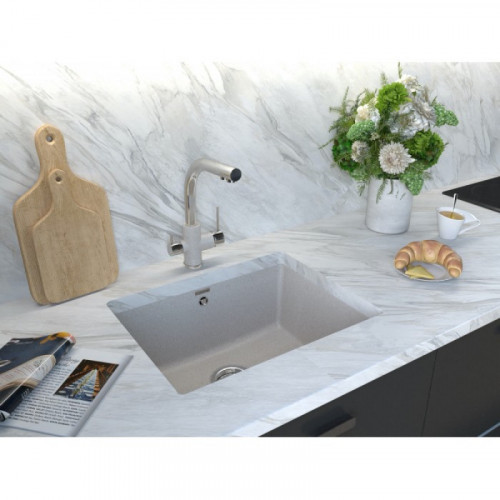 Мойка для кухни Paulmark Gera PM205546-GR 55х46 серый