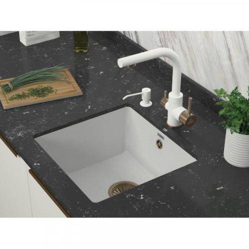 Мойка для кухни Paulmark Brilon PM104546-WH 45х46 белый
