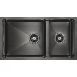Мойка для кухни Paulmark Axel PM227844-GM 78х44 вороненая сталь