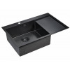 Мойка для кухни Paulmark Elde PM807851-GML 78х51 вороненая сталь