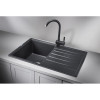 Кухонная мойка Granula Standart ST-7602 76x50 черный