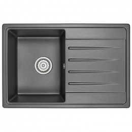Кухонная мойка Granula Standart ST-7602 76x50 черный