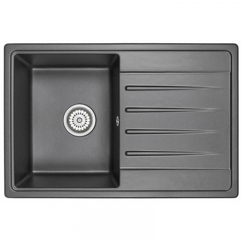 Кухонная мойка Granula Standart ST-7602 76x50 черный