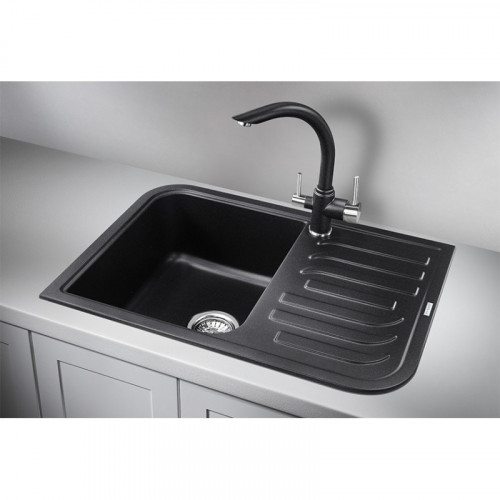 Кухонная мойка Granula 7001bl черный