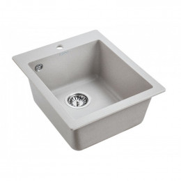 Мойка для кухни Paulmark Leer PM104249-GR 41х49 серый