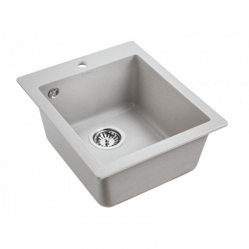 Мойка для кухни Paulmark Leer PM104249-GR 41х49 серый
