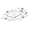 Мойка Blanco Supra 450-U 518203 с корзинчатым вентилем