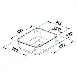 Мойка Blanco Supra 450-U 518203 с корзинчатым вентилем