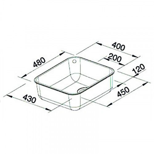 Мойка Blanco Supra 450-U 518203 с корзинчатым вентилем