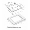 Мойка для кухни Paulmark Velten PM905151-BS 51х51 сталь