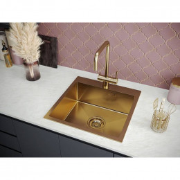 Мойка для кухни Paulmark Velten PM905151-BG 51х51 золото