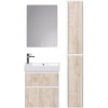 Dreja Шкаф пенал Slim 30 белый/дуб кантри