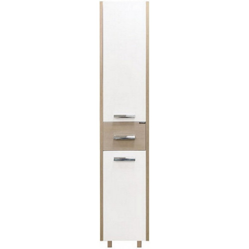 Comforty Шкаф пенал Тулуза 40 R белый/сосна лоредо