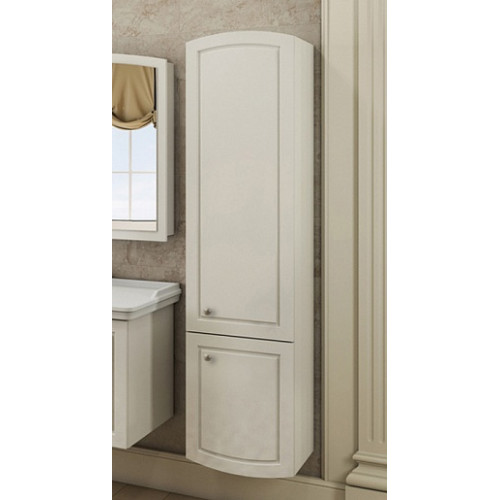Comforty Шкаф пенал Палини 42 R подвесной белый