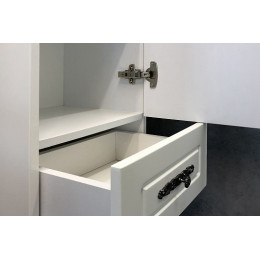 Comforty Шкаф пенал Севилья 35 слоновая кость