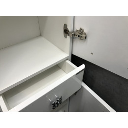 Comforty Шкаф пенал Монако 40 R белый